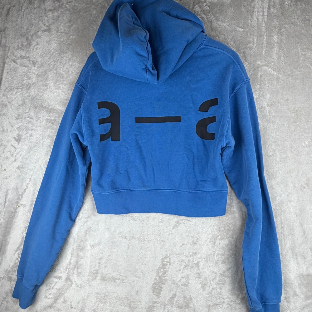 Artica-Arbox Womens‎ Blue Graphic Cropped Hoodie Sweatshirt WT002A Size S